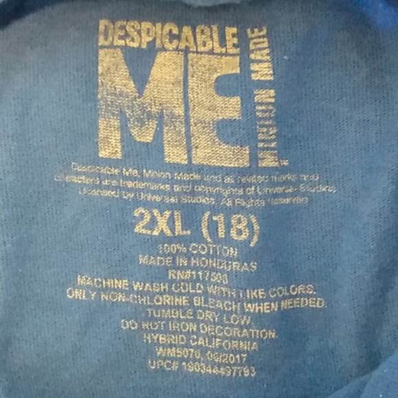 Despicable Me t shirt size 2XL boys (18) - Picture 2 of 2